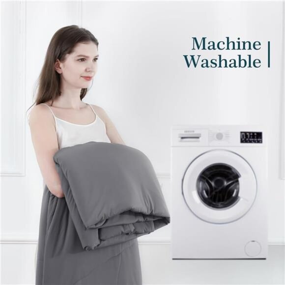 Cooling Comforter Queen Absorb Body Heat to Keep Cool, Cooling Blanket - Picture 6 of 7